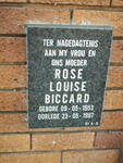BICCARD Rose Louise 1953-1997
