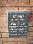 BOUWER David 1907-1995 & Rene 1914-1999