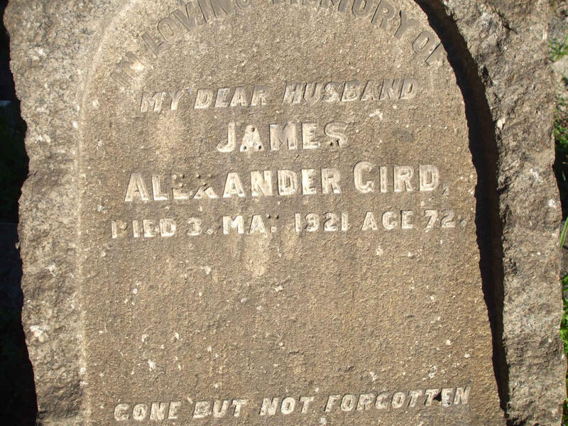 GIRD James Alexander -1921