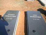 VORSTER Andries 1934-2001 & Drin 1946 -