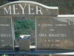 MEYER Francois Cornelius 1915-1985 & Anna Magrietha 1916-1986 
