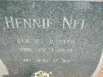 NEL Hennie 1948-1970