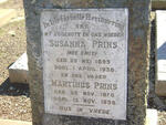 PRINS Marthinus 1870-1938 & Susanna SMIT 1895-1938