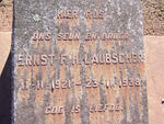 LAUBSCHER Ernst F.H. 1921-1938