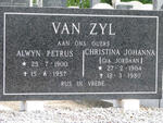 ZYL Alwyn Petrus, van 1900-1957 & Christina Johanna JORDAAN 1904-1980