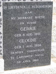 GENIS Gerrie 1951-1962 :: GENIS Gloudie 1956-1962