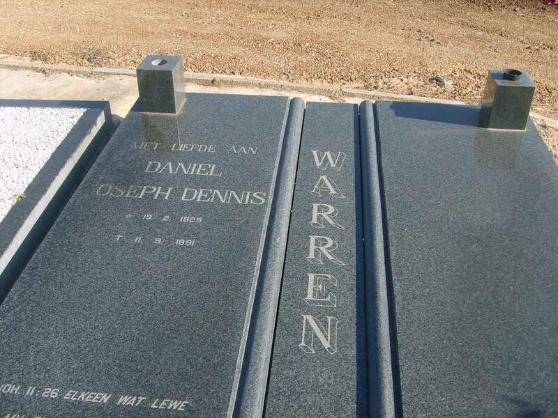 WARREN Daniel Joseph Dennis 1929-1991