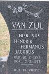 ZIJL Hendrik Hermanus Jacobus, van 1897-1977 & Catharina Magdalena KOCK 1899-1972 