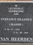 HEERDEN Stefanus Erasmus, van 1934-2005