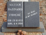 FOUCHE Matian Barnard 1933-1990