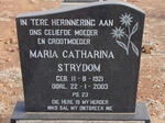 STRYDOM Maria Catharina 1921-2003
