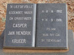 KRUGER Casper Jan Hendrik, 1912-1981
