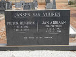 VUUREN Pieter Hendrik, Janse van 1912-1977 :: JANSE VAN VUUREN Jan Adriaan geb. PRETORIUS 1913-1988
