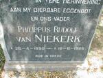 NIEKERK Philippus Rudolf, van 1899-1966