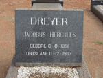 DREYER Jacobus Hercules 1891-1967