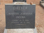 DREYER Martha Johanna Jacoba 1900-1976