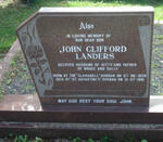 LANDERS John Clifford 1938-1991