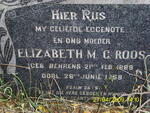 ROOS Elizabeth M.C. nee BEHRENS 1889-1958