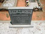 THOMPSON Charles 1919-1968 & Martie 1922-1985