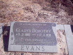 EVANS Gladys Dorothy 1882-1930