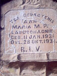 LABUSCHAGNE  Maria M.P. 1931-1931