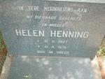 HENNING Helen 1927-1970