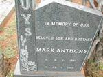 UYS Mark Anthony 1961-1983