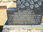 GREYLING Francina Petronella 1954-1957