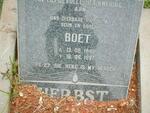 HERBST Boet 1942-1991