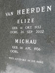 HEERDEN Michau, van 1936- & Elize 1933-2002