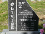 OLIVIER Louisa Petronella 1910-2003