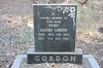 GORDON Agatha 1903-1986