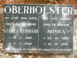 OBERHOLSTER George Reinhard 1910-1980 & Monica 1920-1990