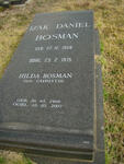BOSMAN Izak Daniel 1908-1975 & Hilda CHRISTIE 1909-2007