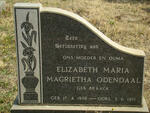 ODENDAAL Elizabeth Maria Magrietha nee BRAACK 1898-1971