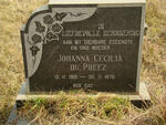PREEZ Johanna Cecilia, du 1910-1975