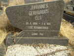 ELS Johannes Gerhardus 1898-1974