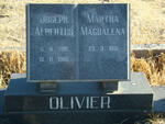 OLIVIER Joseph Albertus 1919-1986 & Martha Magdalena 1931-