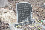 PAGE Katie Annie 1946-1959