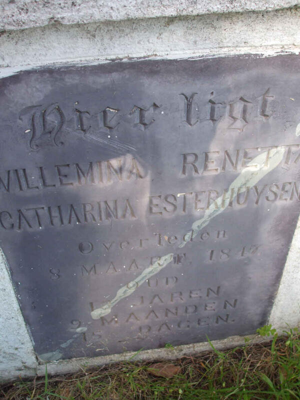 ESTERHUYSEN Wilhelmina Renetta Catharina  -1817