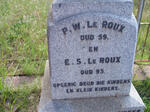 ROUX P.W., le  :: LE ROUX E.S. 