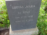 ROUX Louisa Maria, le 1892-1976