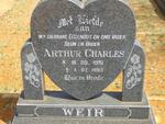 WEIR Arthur Charles 1951-1993