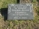 CHAPMAN Gertrude Alvina -1958