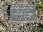 CURRIN Katherine Mary 1909-1992