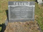 FRIEND Phyllis Alftruda nee LUCK 1907-1988
