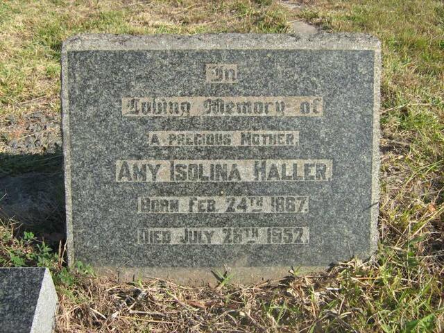 HALLER Amy Isolina 1867-1952