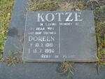 KOTZE Doreen 1919-1996