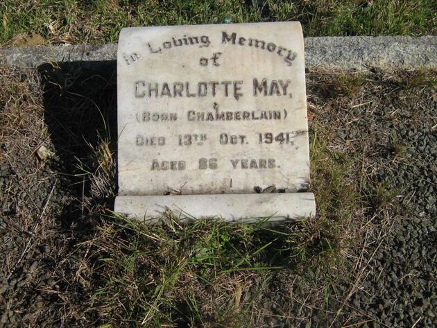 MAY Charlotte nee CHAMBERLAIN -1941