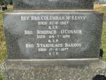 McKENNY Columban -1967 :: O’CONNOR Boniface -1976 :: BARRON Stanislaus -1977